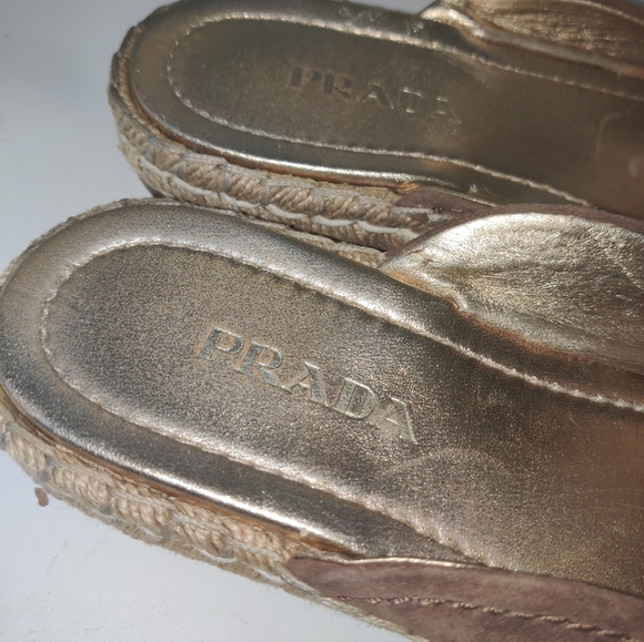 Prada Suede Mules sz 38.5 - Picture 3 of 9